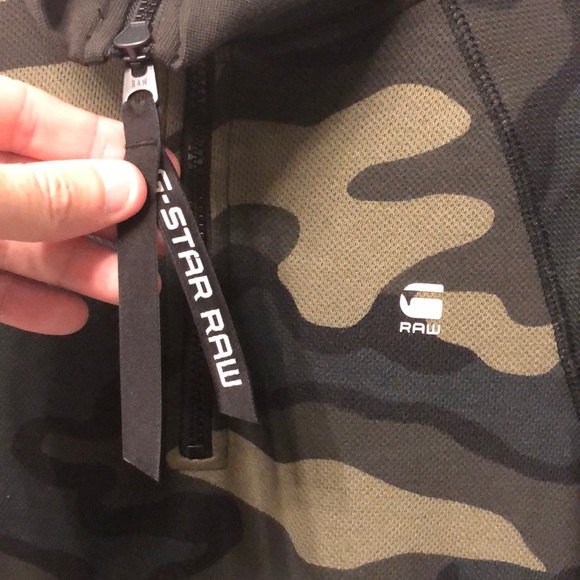 NWT Men’s G-Star Raw Neck Zip Long Sleeve - Picture 2 of 6